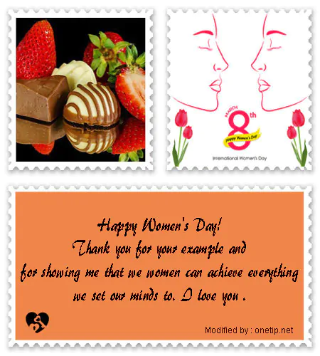 Pure Happy Women's Day love messages & romantic Women's Day quotes.#WomensDayQuotes