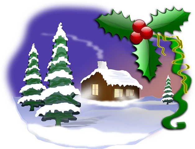 Merry Christmas greeting cards for Messenger