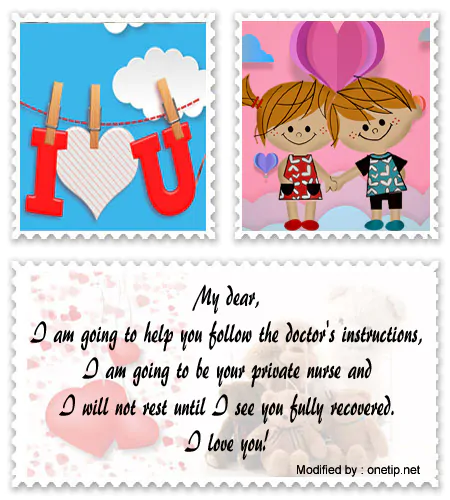 Download Get well soon phrases to GF