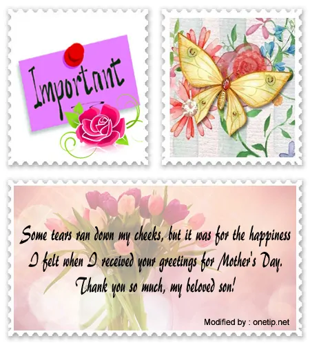 Mother's Day card messages & quotes.#ThanksMessagesForMothersDayGreetings,#MothersDayLovePhrases,#MothersDaycards,#HappyMothersDay,#HappyMothersDayPhrases