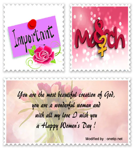 Download best Whatsapp Romantic Women's Day messages for Her.#WishesForMarch8th