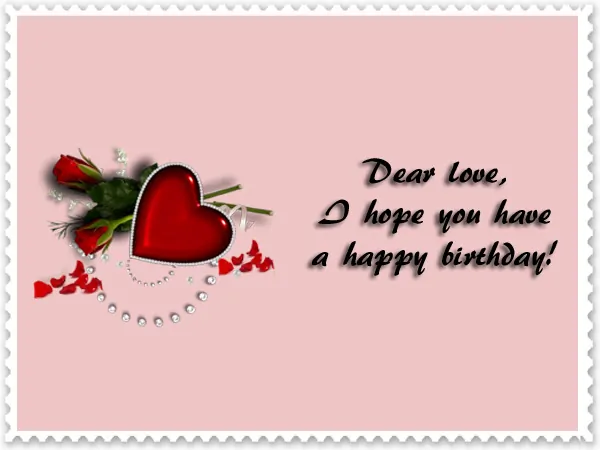 find nice birthday love sayings & letters  for my wife