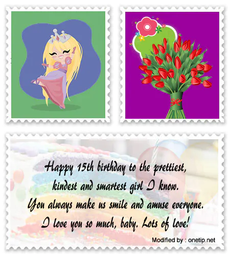 Download 15th birthday wishes and messages for Facebook.#15YearsOldGreetings,#15YearsOldWishes