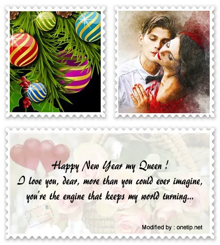 Find original romantic happy new year letter for Her.#NewYearRomanticPhrases,#HappyNewYearCardsForPartner