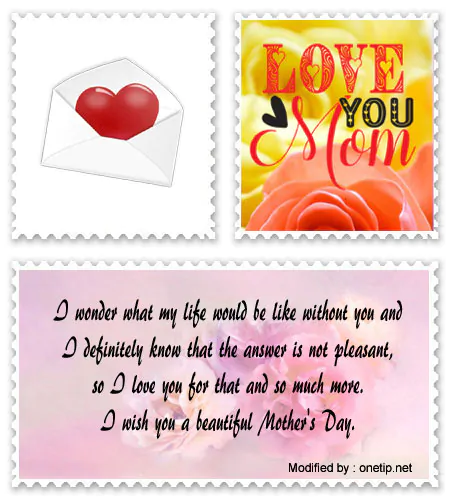 Cute sayings Happy Mother's Day my beloved.#WishesForMothersDay
