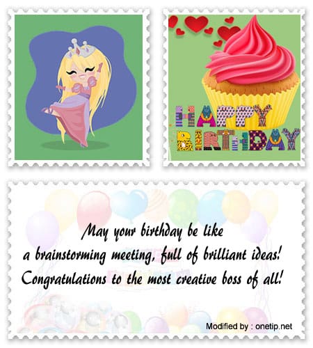 Get cute happy birthday text messages for boss.#BirthdayQuotesForFriends,#BirthdayQuotesForCards