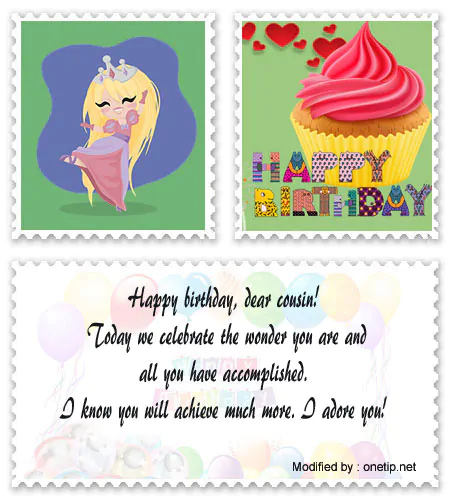 Find cute birthday wishes for cousins.#BestBirthdayGreetings