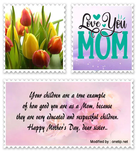 Sweet phrases like Happy Mom’s Day for sister.#MothersDayPhrases,#MothersDaycards,#HappyMothersDay,#HappyMothersDayPhrases
