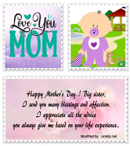 Wordings I wish you a Happy Mother's Day for sister.#MothersDayPhrases,#MothersDaycards,#HappyMothersDay,#HappyMothersDayPhrases
