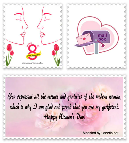 Free download love cards with romantic Women's Day quotes for WhatsApp.#WomensDayWishes