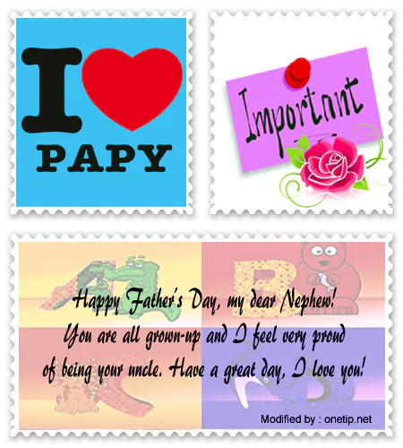 Find best Father's Day cards for Nephew.#FathersDayQuotesForNephew