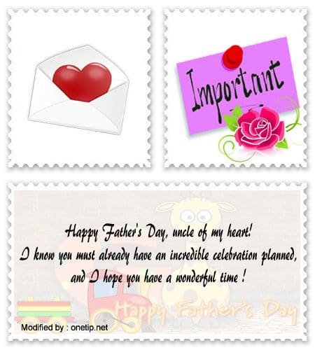 Get Father's Day messages for Uncle.#HappyFathersDayMessagesForUncle