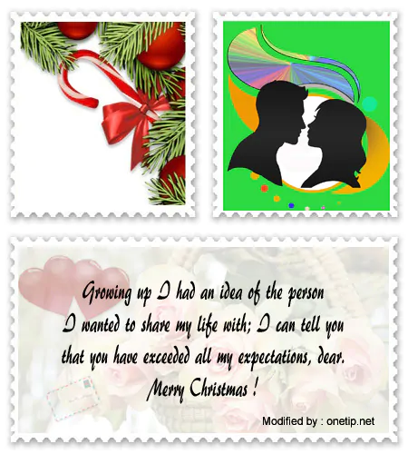 Find romantic messages for Her at Christmas.#ChristmasQuotes