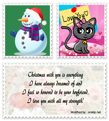 Find sweet Christmas wishes for Girlfriend