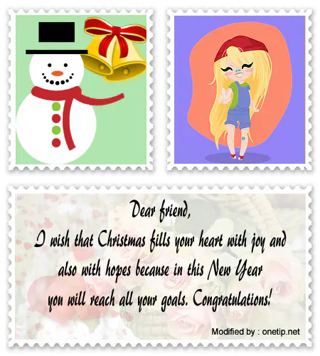 Christmas greeting cards for WhatsApp and Facebook for friends.#ChristmasWishesForFriends