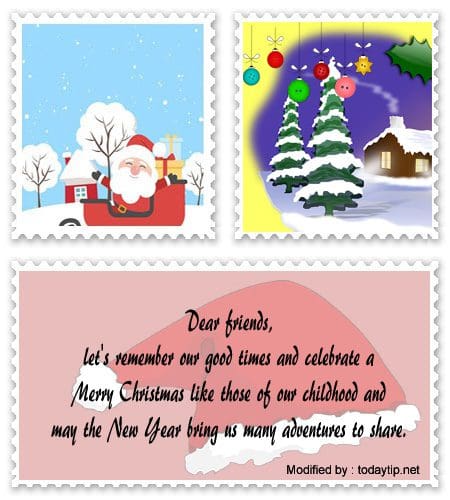 Christmas greeting cards for WhatsApp and Facebook for friends